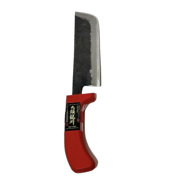 九頭龍川　野菜収穫包丁　三枚打　165mm　安全柄付　TY-379 （白二鋼）　　691134　202307