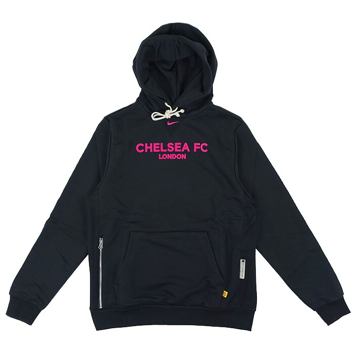 【入手困難】Nike×チェルシーFC/スウェットパーカー/ジャージ M チェルシー ナイキ クラブ パーカー - ネイビー ブルー