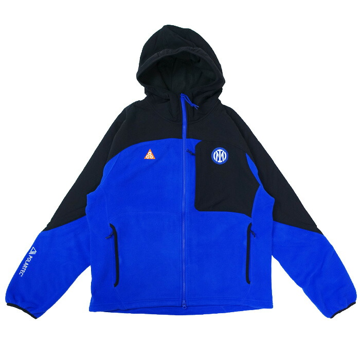 ●インテル&times;ACG 25-26 Wolf Tree フリース フルジップ フーディ(ブルー&times;ブラック)【NIKE/ナイキ】【サッカー ウェア ジャケット】(IB3850-010)【店頭受取対応商品】｜サッカーショップ fcFA