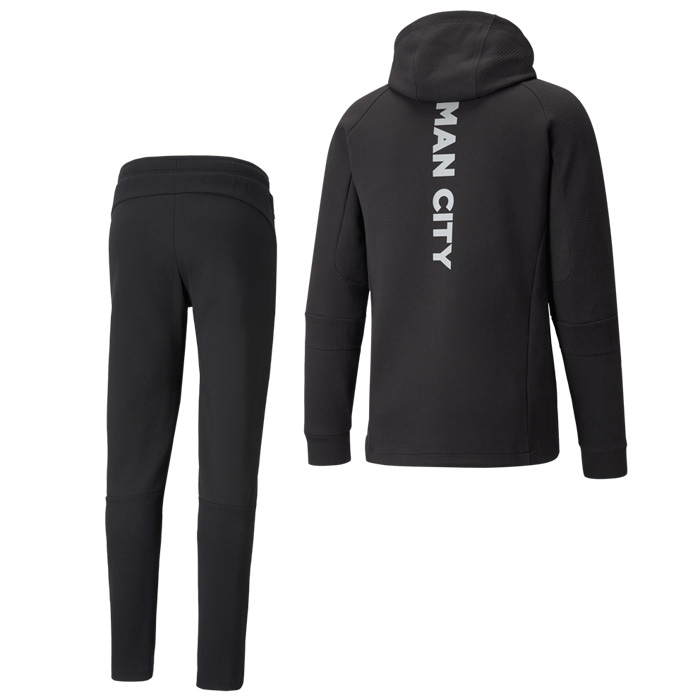 マンチェスターシティ 21 22 Casual フーデッドジャケット スウェットパンツ 上下セット ブラック Puma プーマ サッカー ウェア スウェット スーツ 店頭受取対応商品 Dailystyles De