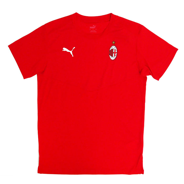 Acミラン 21 ウォームアップ Tシャツ レッド Puma プーマ サッカー サポーター グッズ Tシャツ 01 店頭受取対応商品 本来は外出自粛要請と一体でやるべきと考え Drevostavbystrechy Cz