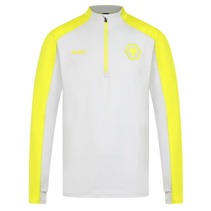 ウルブス 24-25 プレイヤーズ 1/4 ZIP 形づくるいの一番 (薄墨色×菩提樹)【SUDU/スドゥ】【蹴球 御召しもの  フーディ ウルヴァーハンプトン・ワンダラーズ】(2300721)【店先受け取り証書相応う商いもの】