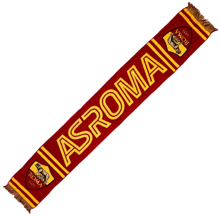 美品　AS ROMA ローママフラー　フットボールマフラー　セリエA 00s ASローマ マフラー セリエA サッカーマフラー - メルカリ