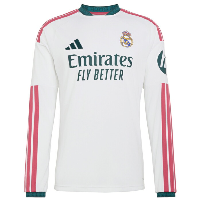 ◆●レアルマドリード 26-27 ホーム 長袖 ユニフォーム【adidas/アディダス】【サッカー ウエア レプリカユニフォーム】(KC3952)【店頭受取対応商品】【店頭受取対応商品】【予約：ネーム＆ナンバー類取付け時 8月中旬～順次発送予定】｜サッカーショップ fcFA