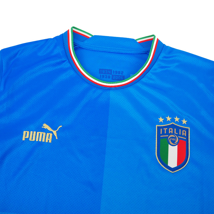 市場 イタリア代表 バレッラ Puma No 18 レプリカユニフォーム 半袖 ユニフォーム サッカー ウエア ホーム 22 プーマ