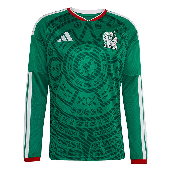 ●メキシコ代表 2026 ホーム 長袖 ユニフォーム【adidas/アディダス】【サッカー ウエア レプリカユニフォーム】(KA6059) 【店頭受取対応商品】