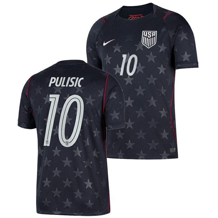●アメリカ代表 2026 アウェイ 半袖 ユニフォーム No.10 プリシッチ【NIKE/ナイキ】【サッカー ウエア レプリカユニフォーム】(IB5395-475/10P)【店頭受取対応商品】|サッカーショップ fcFA