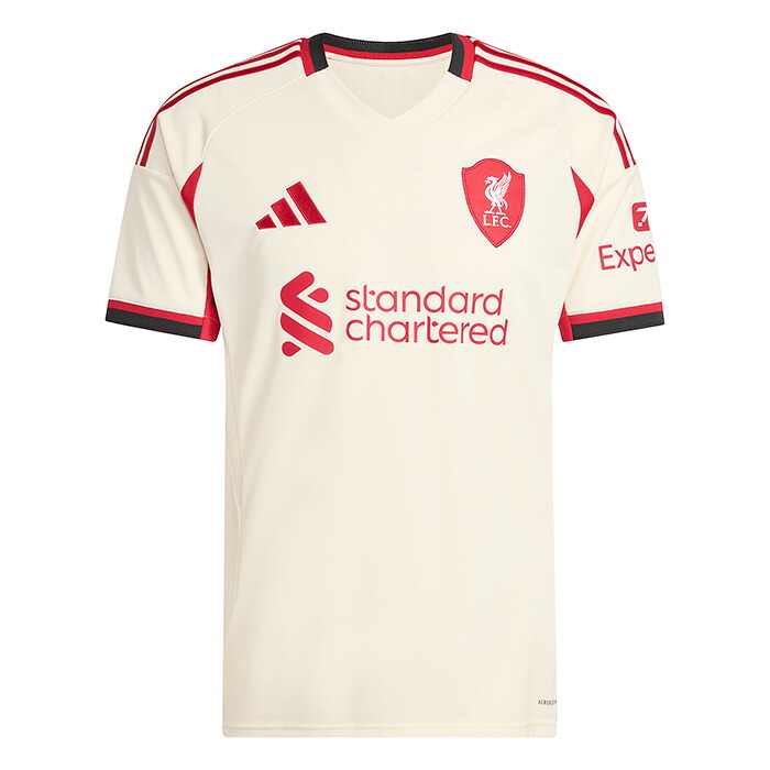 ●リバプール 25-26 アウェイ 半袖 ユニフォーム【adidas/アディダス】【サッカー ウエア レプリカユニフォーム】(JV6487) 【オフィシャルマーク対応】
