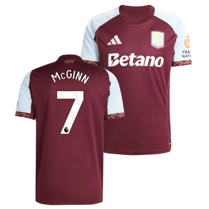 楽天市場】○アストンビラ 25-26 ホーム 半袖 ユニフォーム No.11