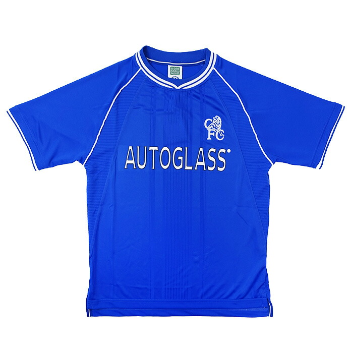 ●チェルシー 99-01 老人ホーム 半袖 レトロ 制服 (刷り直す真似形)【SCORE DRAW/スコアドロー】【蹴球 御召しもの レプリカユニフォーム】(CHEL00HPYSS)【店先受け取り証書相応う商いもの】
