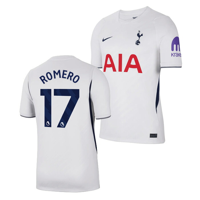 ◆●トッテナム 26-27 ホーム 半袖 ユニフォーム No.17 ロメロ【NIKE/ナイキ】【サッカー ウエア レプリカユニフォーム】(II1897-101/17R_NV)【店頭受取対応商品】【予約：8月中旬～順次発送予定】｜サッカーショップ fcFA