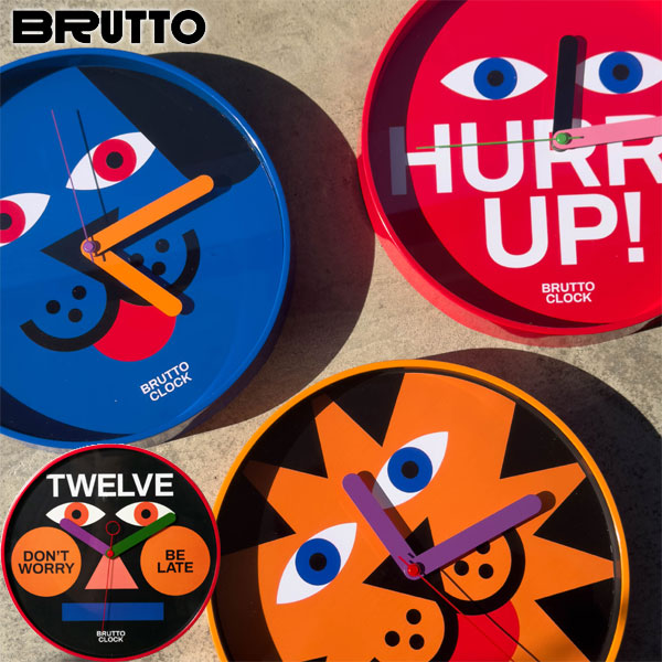 Brutto Wall Clock ブルット ウォール クロック 【掛け時計】