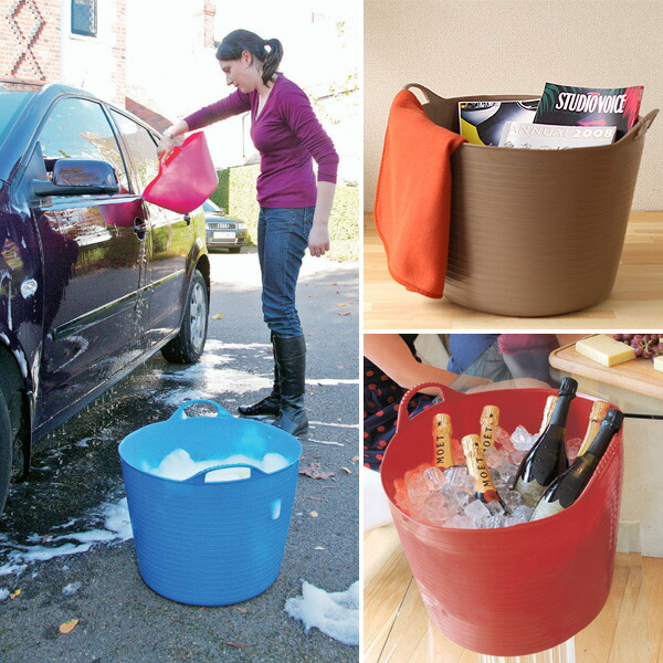 楽天市場 ポイント10倍 レッドゴリラ ゴリラタブ タブトラッグス Lサイズ 38l Tubtrugs バスケット 収納かご カゴ バケツ エフシーインテリア