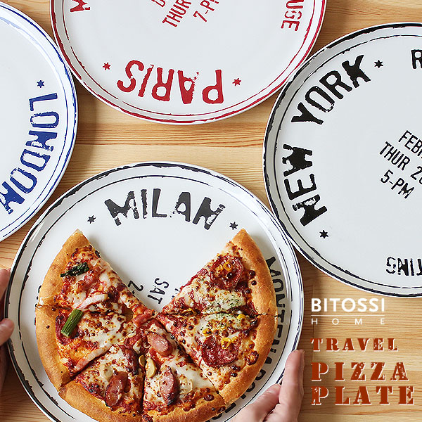 楽天市場 50 Off Bitossi Home Travel Pizza Plate ピッツァ プレート 大皿 パスタ タパス ホームパーティー ヴィンテージ 旅 食器 平皿 食洗機ok エフシーインテリア
