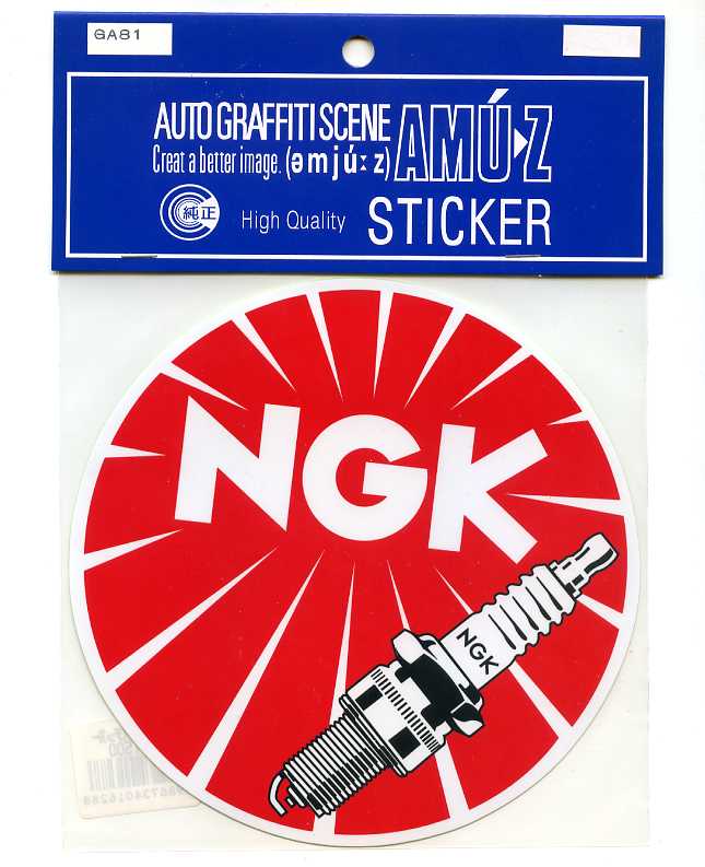 楽天市場】【普通郵便発送】限定 NGK ステッカー 大 シール