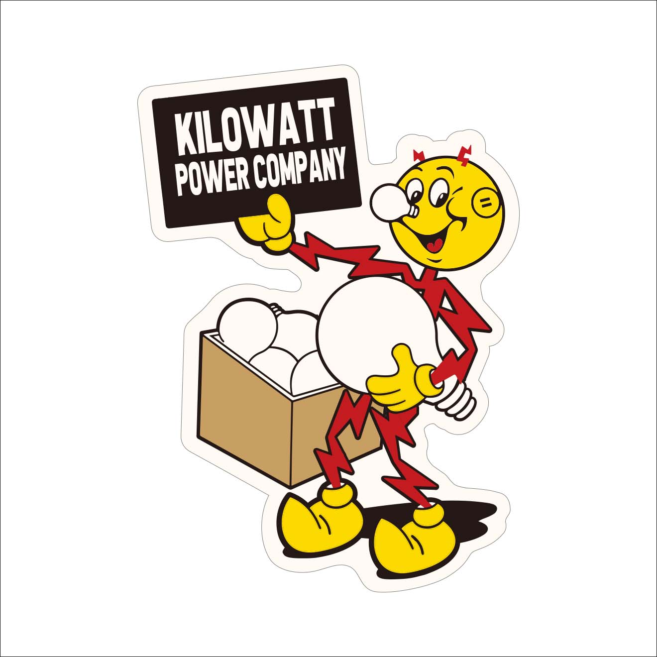 Reddy Kilowatt/レディキロワット、 楽天市場】Reddy Kilowatt(レディキロワット)ステッカー【カンパニー