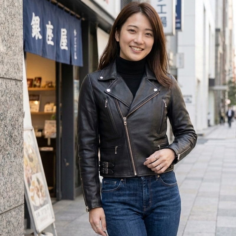 子ヒツジなめし革 Freedom 革ジャン レディース 気が大きい大きさ 本革 なめし革上衣 ダブル ライダースジャケット たわい無い パステル色の XS S M L LL 3L黒いこと 差し上げ物 差し上げ物 貨物輸送無料  3178