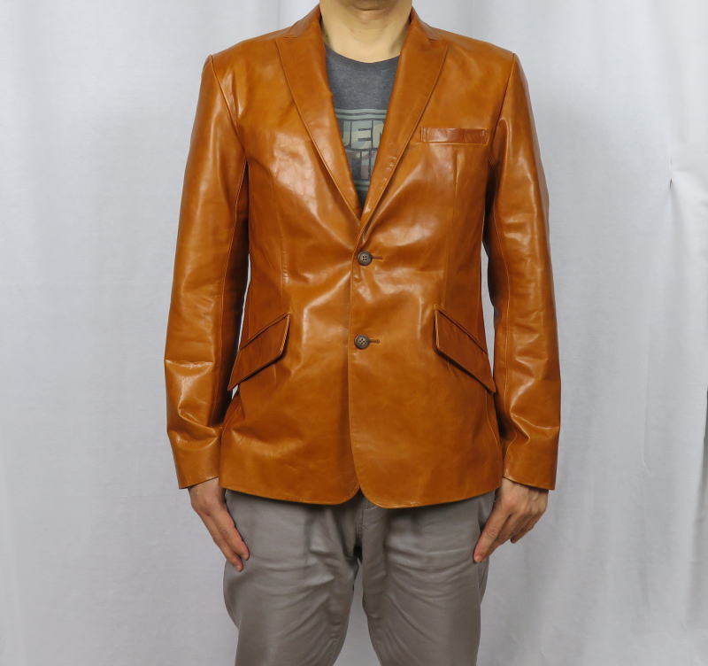 Fdm Leather Rakuten Global Market Jacket Men S Tailored Leather Jacket Men S Tailored Horse Oil Type Blazer Two On