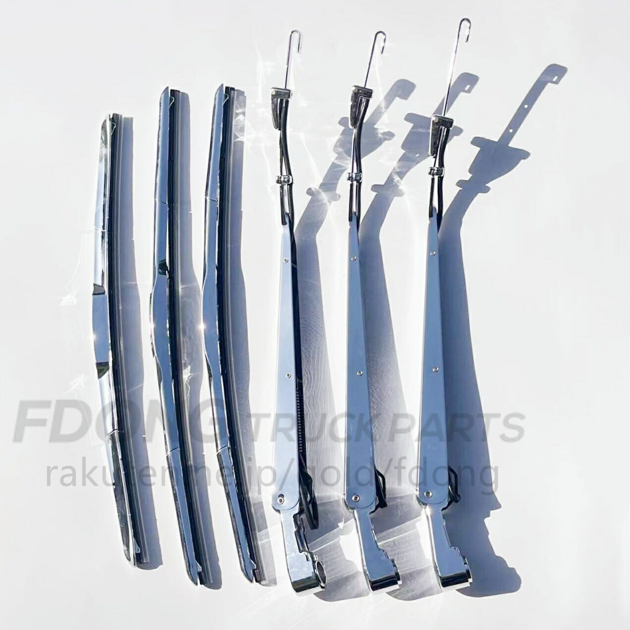 楽天市場】メッキワイパーセットふそう大型スーパーグレート07