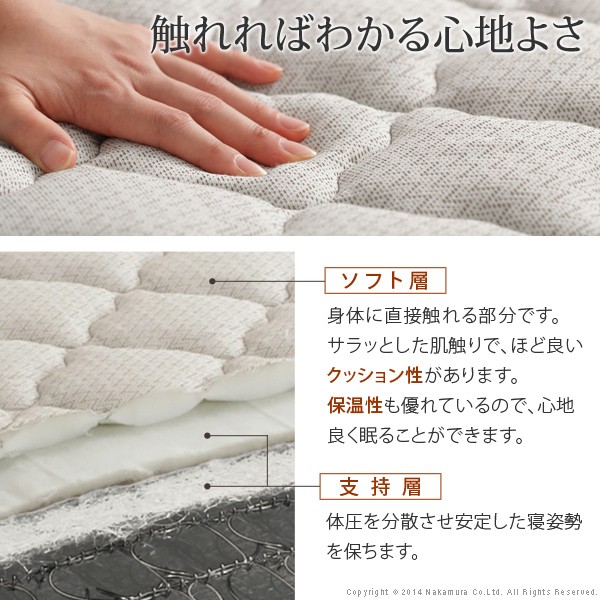 プリマレックス マシュー シングル マットレス 敷布団 体圧分散 ウォッシャブル 速乾 通気性 しっかり S