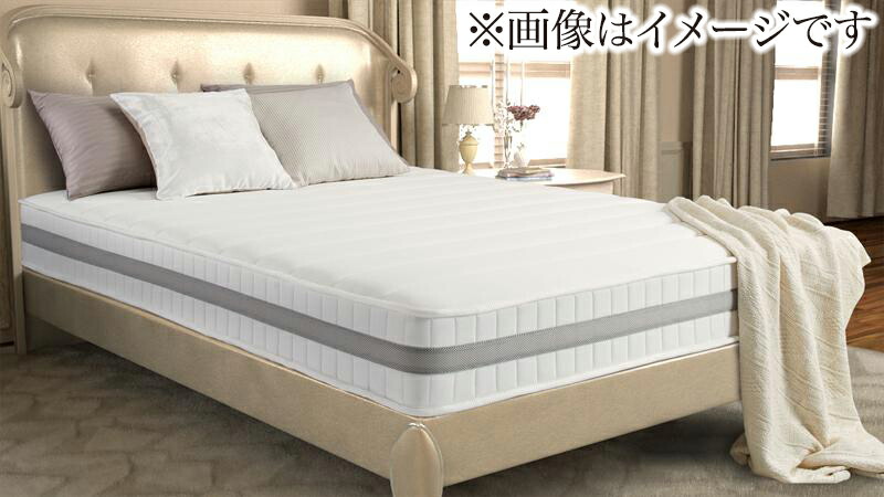 【お買い物マラソン最大1000円クーポン】日本人技術者設計 超快眠 マットレス 抗菌防臭防ダニ ホテルプレミアム ボンネルコイル硬さ：かため ダブル【ts】