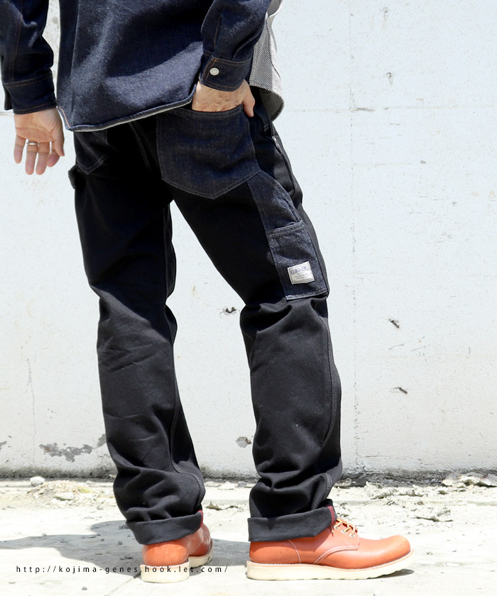 楽天市場 児島ジーンズ 公式通販 ライドワーク ペインターパンツ アメカジ ワイドパンツ バイク メンズ ボトムス Kojima Genes Rnb1274 Hook Let