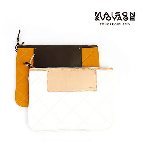 【マラソン期間中ポイント10倍】メゾン エ ボヤージュ MAISON & VOYAGE ピッグスキン レザー キルティング クラッチバッグ outlet ・69-03-41-03019-0171501(メンズ)(レディース)(A4)(春夏アイテム)(last_1)