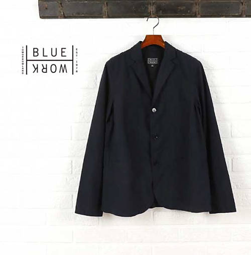 【50%OFF】青み細工物 Blue Work ポリエステル人絹 細工物上衣 outlet ・54-08-62-08101-0171601(メンズ)