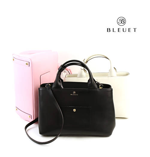 【マラソン期間中ポイント10倍】ブルエ BLEUET レザー 2WAY トートバッグ ショルダーバッグ・SBG-0375-0471701(レディース)