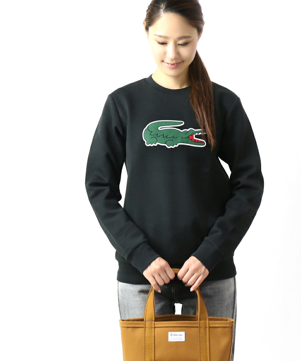 売れ筋ランキングも掲載中 スウェット トレーナー 30 Off Lacoste ラコステ コットン プルオーバー Sh96l レディース クルーネックスウェット ダブルフェイス ステッチ ワニロゴ Dgb Gov Bf