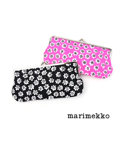 楽天市場 ポイント10倍 マリメッコ Marimekko コットン プケッティ柄 ペンケース がま口ポーチ Silmalasi Kukkaro Puketti メール便可能商品 M便 3 5 レディース Jacquemart