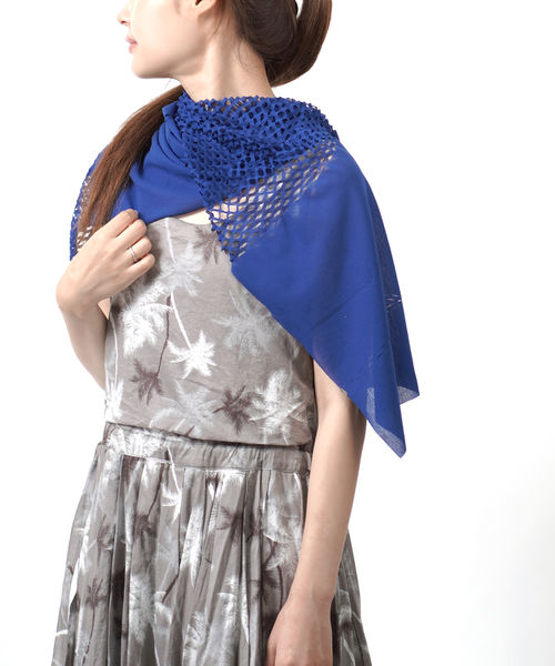 ミハイルギニス　コンビネーションストール　黒 COAT STOLE – MICHAIL GKINIS AOYAMA