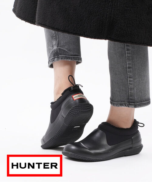 【20%OFF】(A-2)(狩り人 HUNTER) 雨合羽 防寒 レインシューズ スリッポン レディース 一風変わった シェルパ シューズ WOMENS ORIGINAL SHERPA SHOE・WFF1077NRE-0122202(レディース)