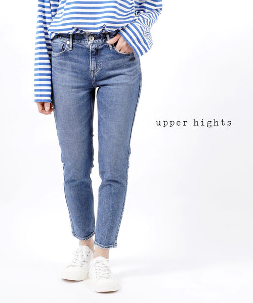 【4/10 23時59までポイント10倍】アッパーハイツ upper hights コットン ストレッチデニム パンツ ジーンズ THE STELLA ザ ステラ・13821902-2942201(レディース)