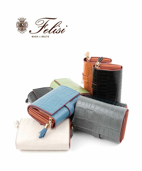 フェリージ 財布　コロコロ/美品 フェリージ Felisi 【日本正規品】 フェリージ 二つ折り財布