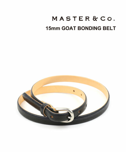 マスターアンドコー MASTER&CO. コンチョ レザーベルト 34 MC1114WH]MASTER&Co.(マスターアンドコー) 別注 レザー ベルト