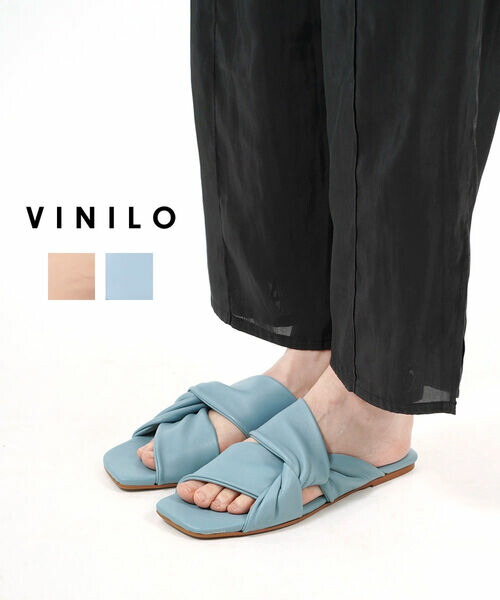 楽天市場】VINILO ヴィニーロ サンダル 24春夏 ブラック 黒 36