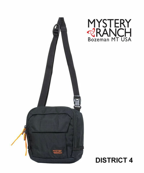 【マラソン期間中ポイント10倍】【2026年春夏新作】ミステリーランチ MYSTERY RANCH ショルダーバッグ ディストリクト4 バッグ サブバッグ 斜め掛け ポーチ 黒 ブラック アウトドア キャンプ 旅行 フェス・19761507-3662601(メンズ)(レディース)