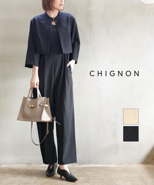 楽天市場】【20%OFF】シニヨン CHIGNON ジャケット オールインワン