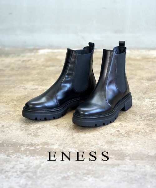 【美品】ENESS サイドゴアブーツ 厚底 イタリア製 38 楽天市場】ENESS エネス｜サイドゴアチェルシーブーツ ST-7927