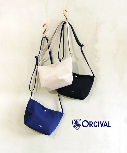 【4/20限定10%クーポン&ポイント10倍】オーチバル・オーシバル ORCIVAL ショルダーバッグ 鞄 斜め掛け 小さめ 軽量 無地 日本製 大人 ユニセックス カジュアル シンプル・OR-H0329HBT-0322502(レディース)(JP)