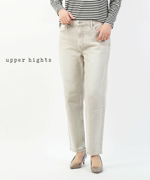 【40%OFF】アッパーハイツ upper hights デニム デニムパンツ ジーンズ テーパード ストレッチ ミッドライズ ミドルライズ・13M338-2942101(レディース)(last_1)|February