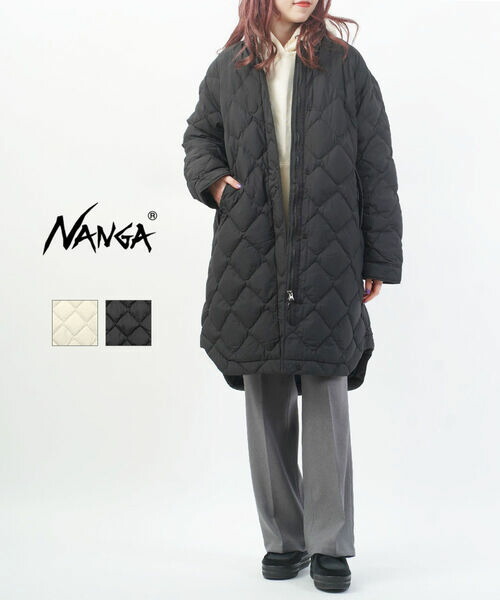 楽天市場】NANGA ナンガ ダウンジャケット レディース リブカラー