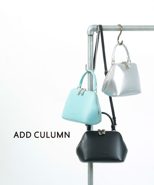 【4/15限定10%クーポン&ポイント10倍】アドカラム ADD CULUMN バッグ ミニ ショルダーバッグ ボストンバッグ ハンドバッグ 斜め掛け 小さめ ワンハンドル おしゃれ きれいめ・A25S07B361-5062501(レディース)