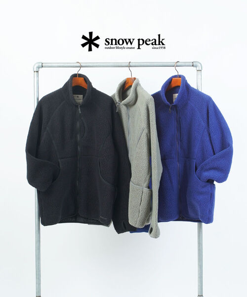 楽天市場】WIND AND SEA x Snow Peak Thermal Boa Fleece Jacket Olive