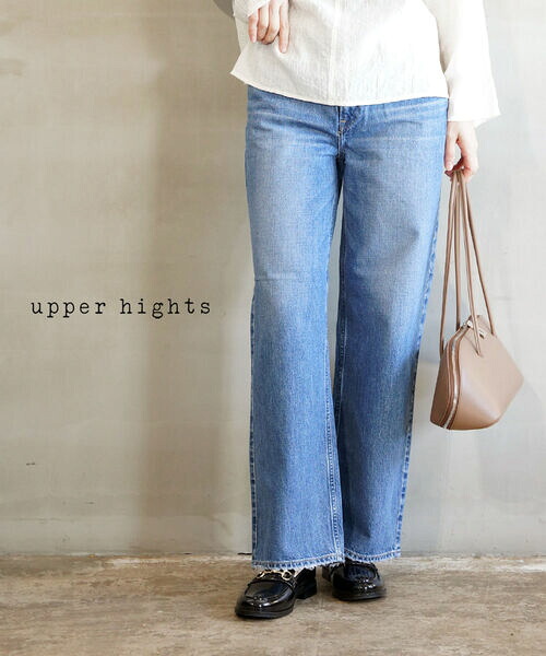 【マラソン期間中ポイント10倍】【2026年春夏新作】アッパーハイツ upper hights デニム パンツ デニムパンツ ジーンズ ストレート ワイド ゆったり 美脚 脚長 おしゃれ・820321202-2942601(レディース)