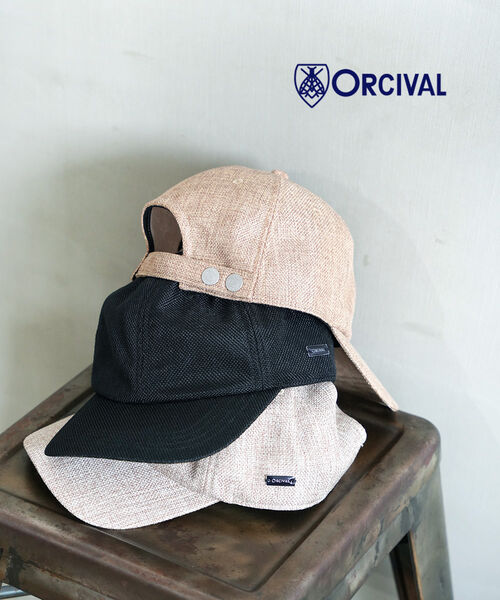 【2026年春夏新作】オーチバル・オーシバル ORCIVAL キャップ 帽子 日よけ 紫外線対策 軽量 通気性 ナチュラル おしゃれ 人気 ラフィアライク 6パネル 麦わら・OR-H0362RFG-0322601(レディース)(JP)