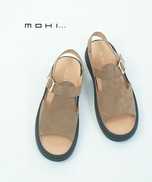 【30%OFF】【2026年春夏新作】モヒ MOHI サンダル ストラップ フラットサンダル レザーサンダル スエード 本革 牛革 脱げない 歩きやすい 疲れにくい 柔らか おしゃれ 大人・2-609-2601-AF-0242601(レディース)(B-2)｜February 10,825円