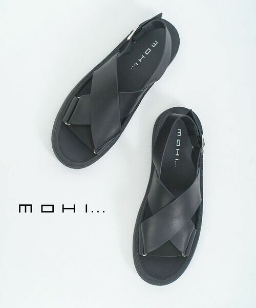 【30%OFF】【2026年春夏新作】モヒ MOHI サンダル ストラップ フラットサンダル レザーサンダル 本革 牛革 脱げない 歩きやすい おしゃれ 通勤 オフィス カジュアル 旅行・2-609-2602-SE-0242601(レディース)(B-2)｜February