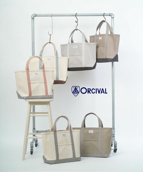 【30%OFF】【2026年春夏新作】オーチバル・オーシバル ORCIVAL トートバッグ かばん 大きめ キャンバス A4 コットン 帆布 大容量 手提げ 通勤 通学 定番・OR-H0284KWC-0322601(メンズ)(レディース)(JP)｜February